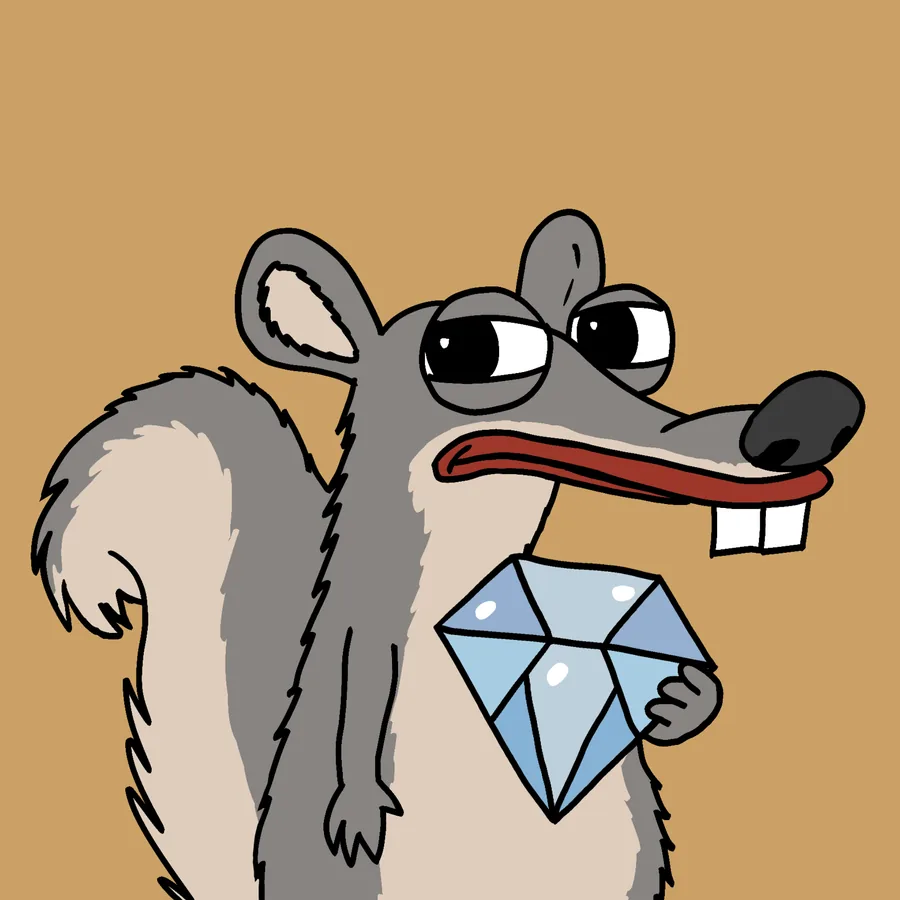 Snipo portrait holding the diamond